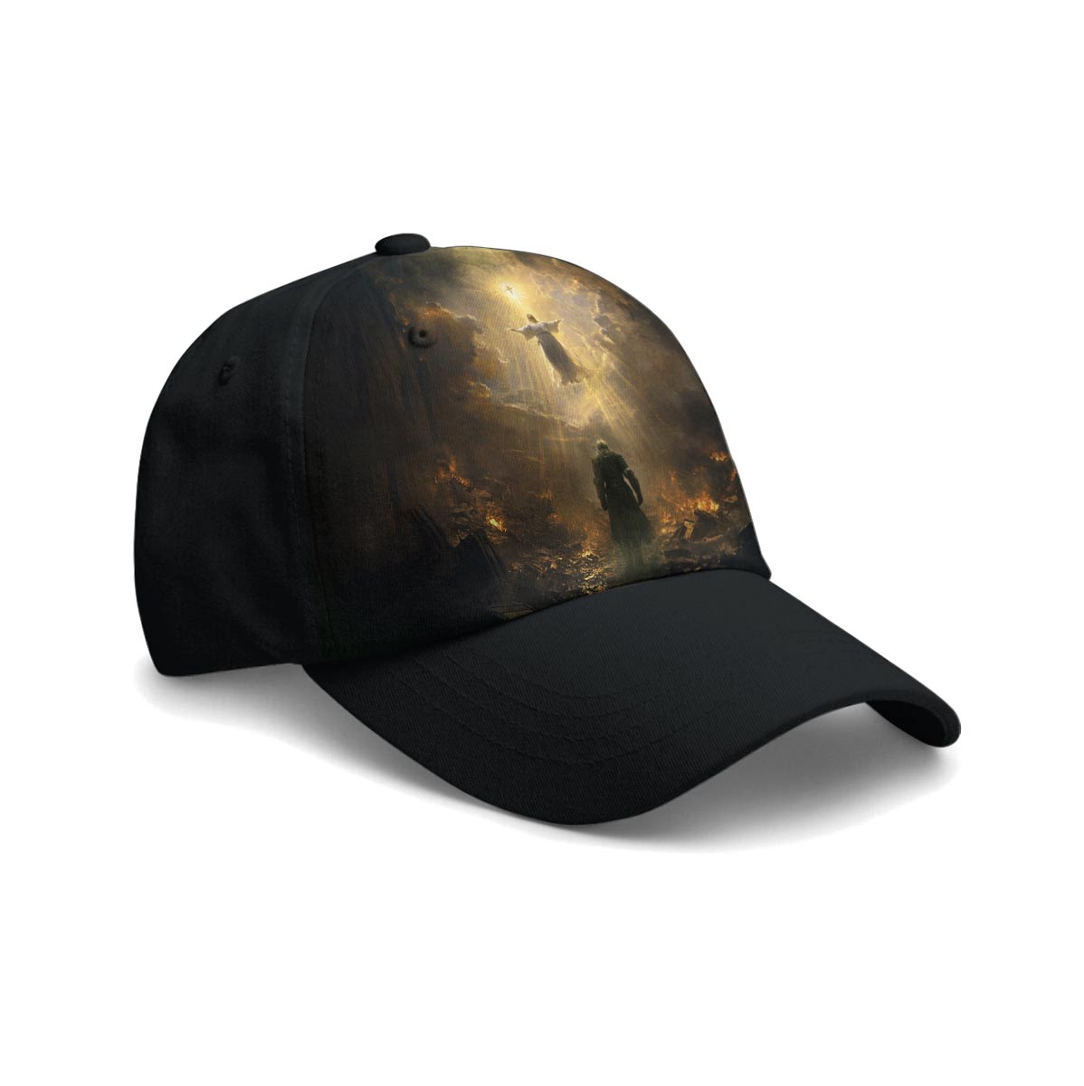 A Child Of God A Man Of Faith A Warrior Of Christ Baseball Cap