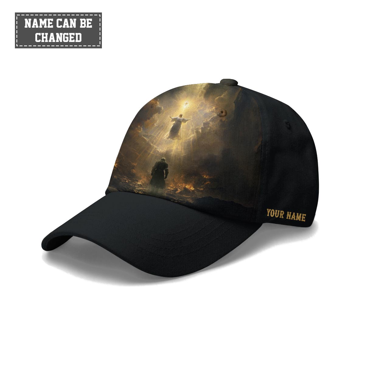 A Child Of God A Man Of Faith A Warrior Of Christ Baseball Cap