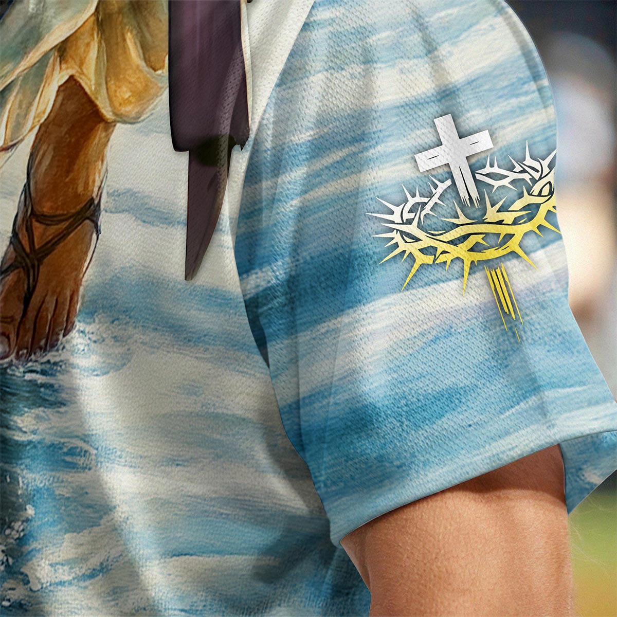I Just Wanna Sit At The Feet Of Jesus Custom Name Baseball Jersey