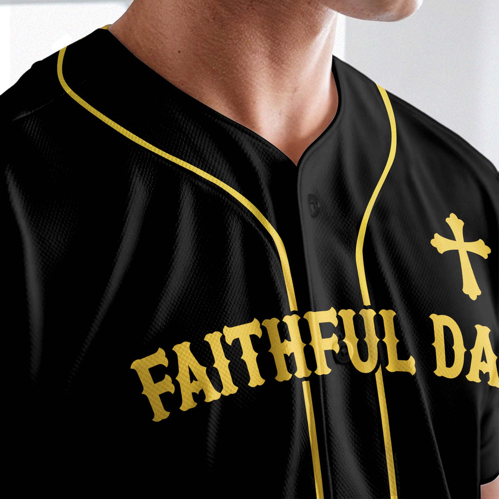 Faithful Dad Baseball Jersey