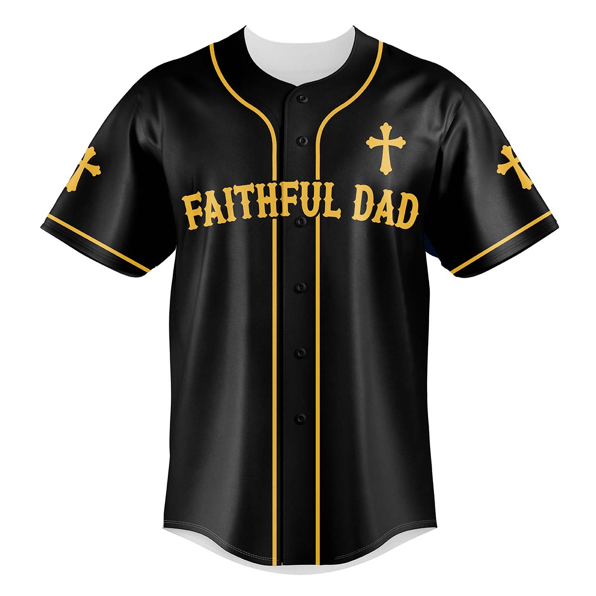 Faithful Dad Baseball Jersey