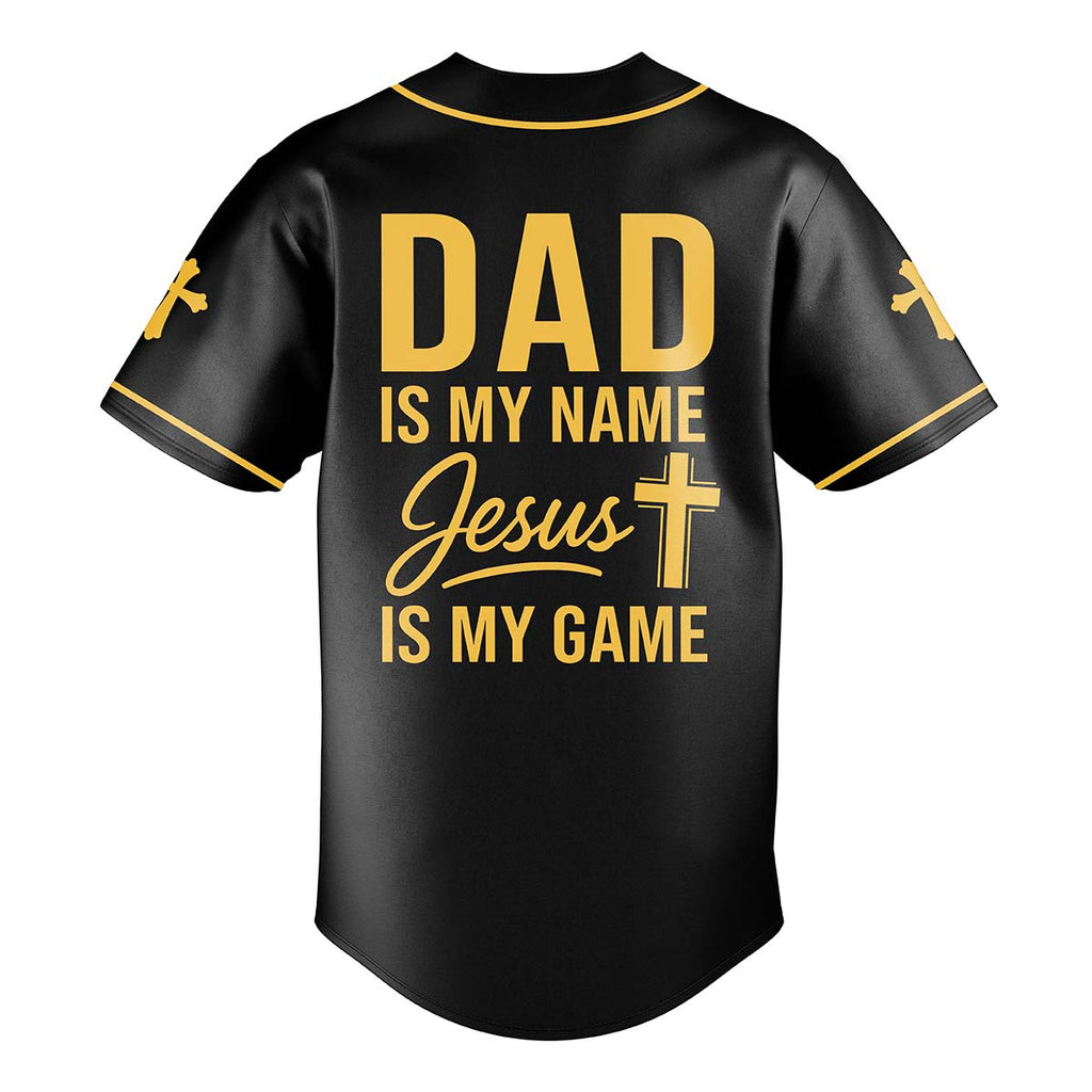 Faithful Dad Baseball Jersey