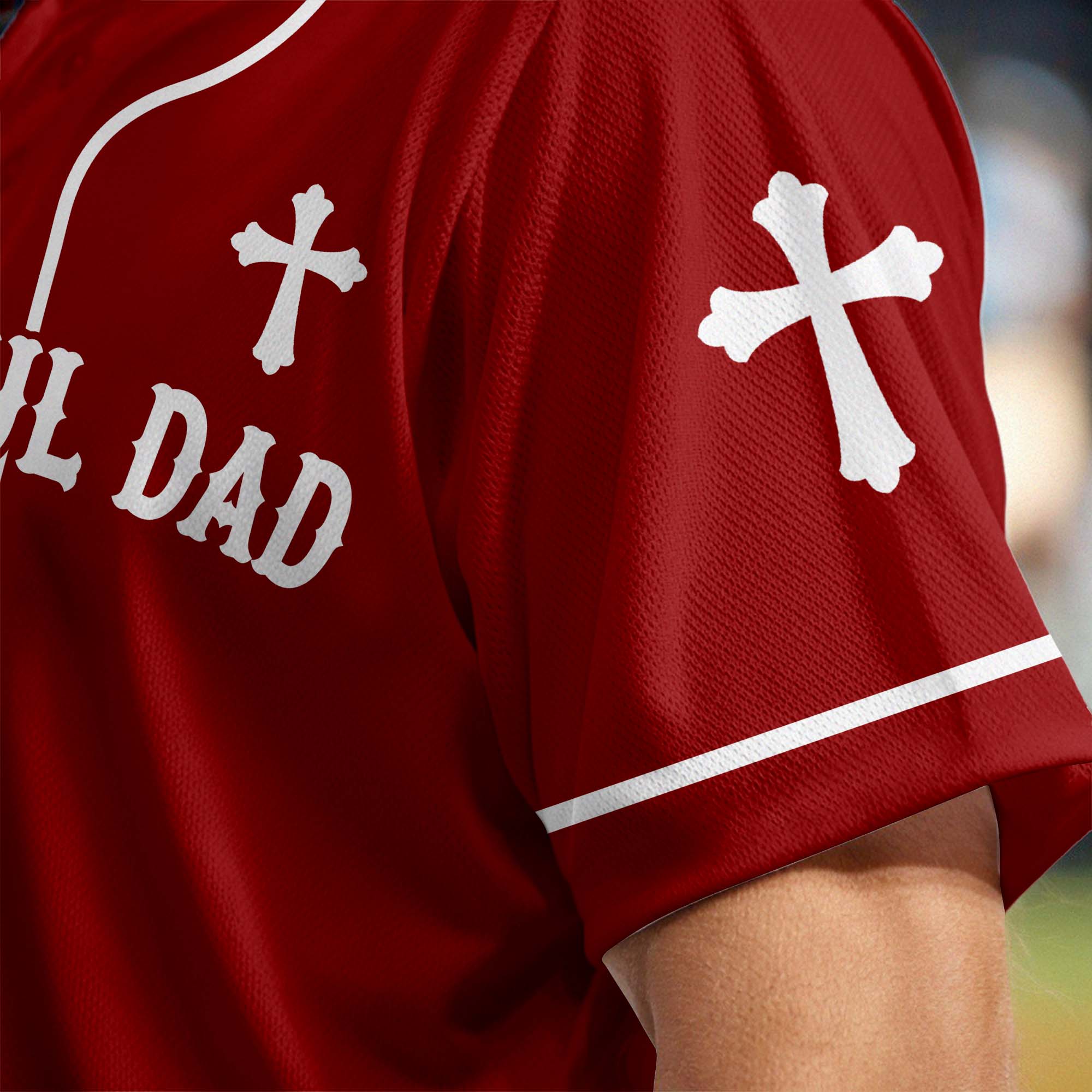 Faithful Dad Baseball Jersey
