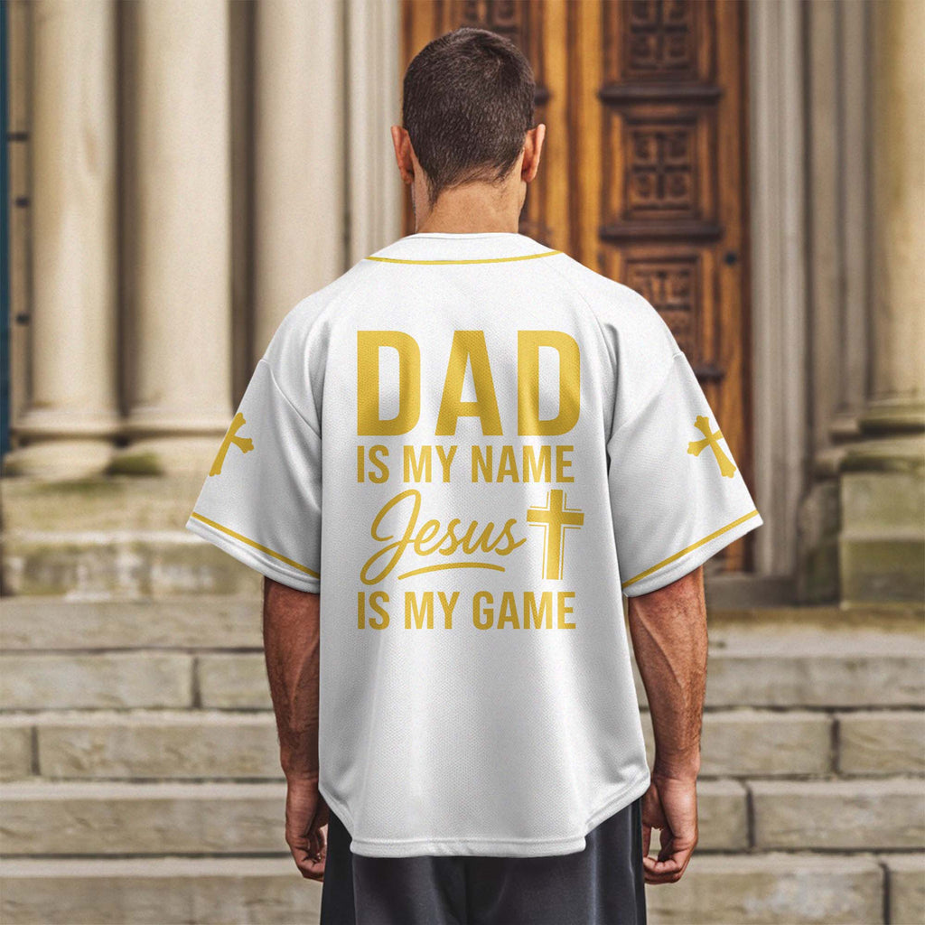 Faithful Dad Baseball Jersey