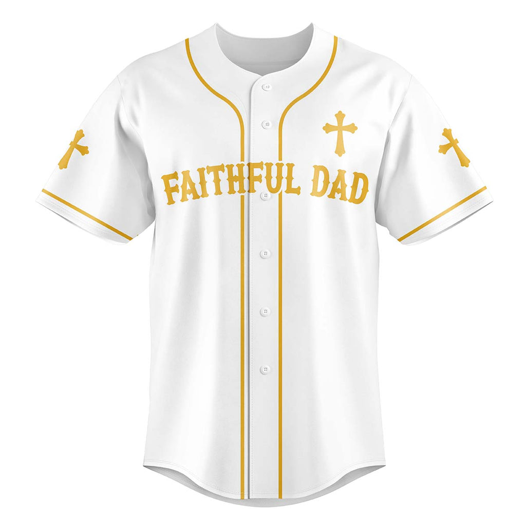 Faithful Dad Baseball Jersey