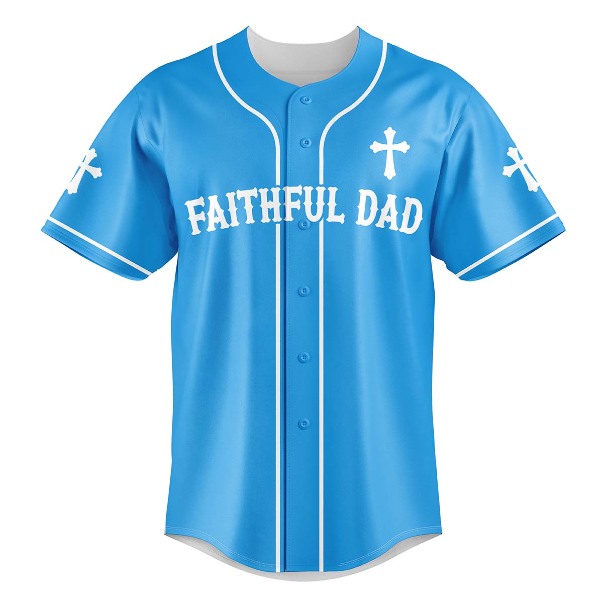 Faithful Dad Baseball Jersey