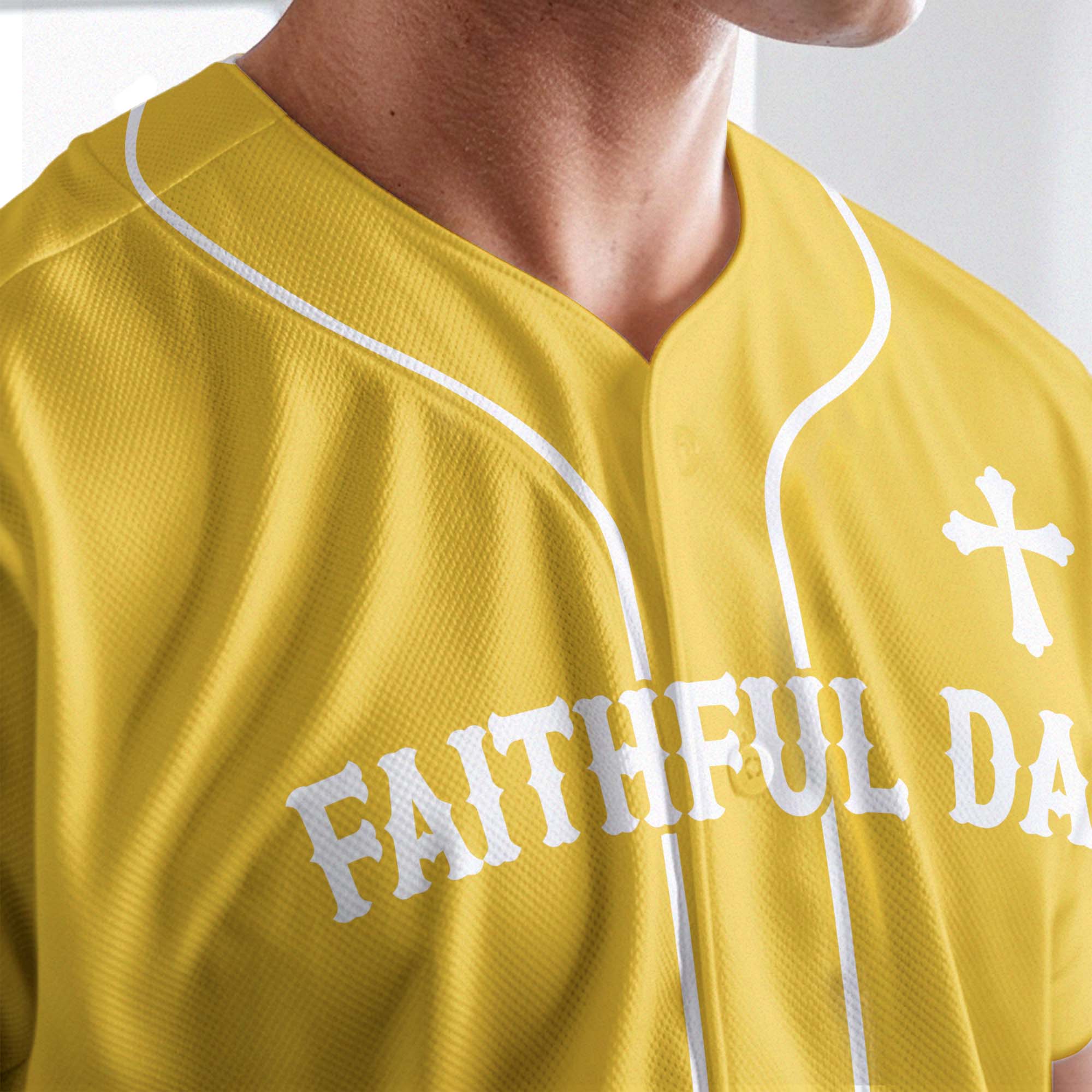 Faithful Dad Baseball Jersey