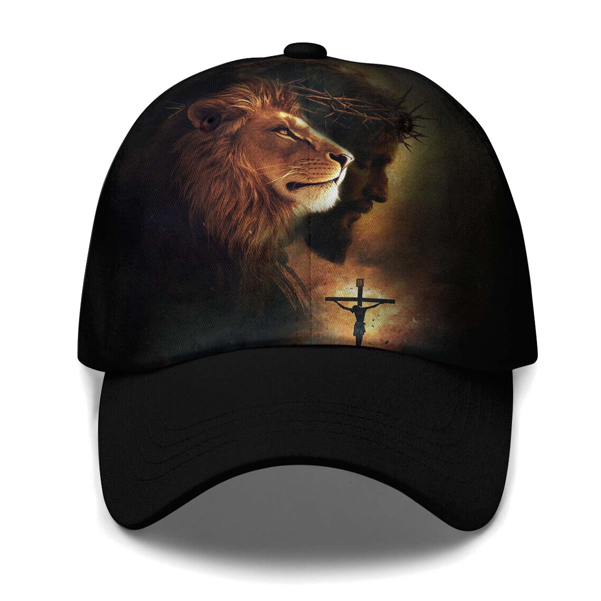 No Matter The Storm Lion Baseball Cap