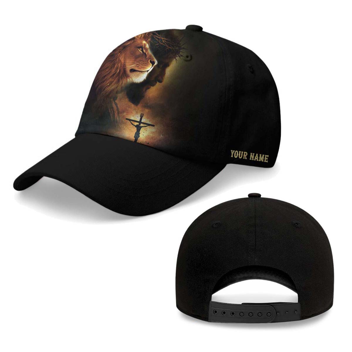 No Matter The Storm Lion Baseball Cap