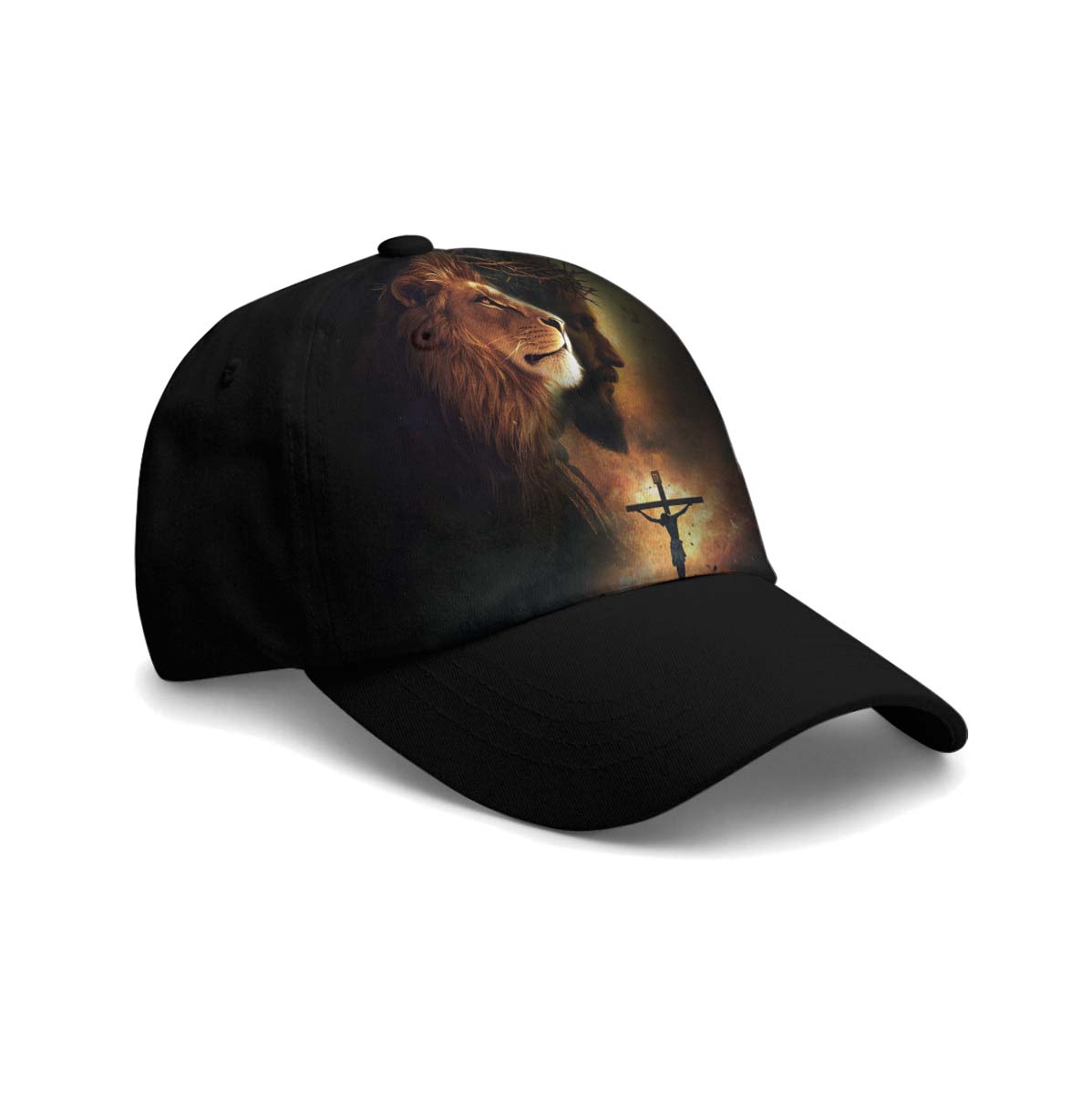 No Matter The Storm Lion Baseball Cap
