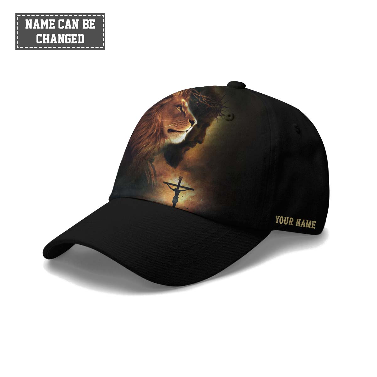 No Matter The Storm Lion Baseball Cap