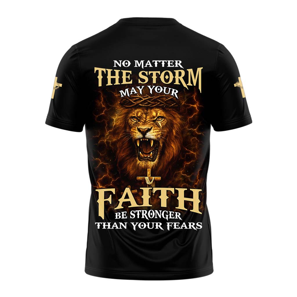 No Matter The Storm Lion T-shirt