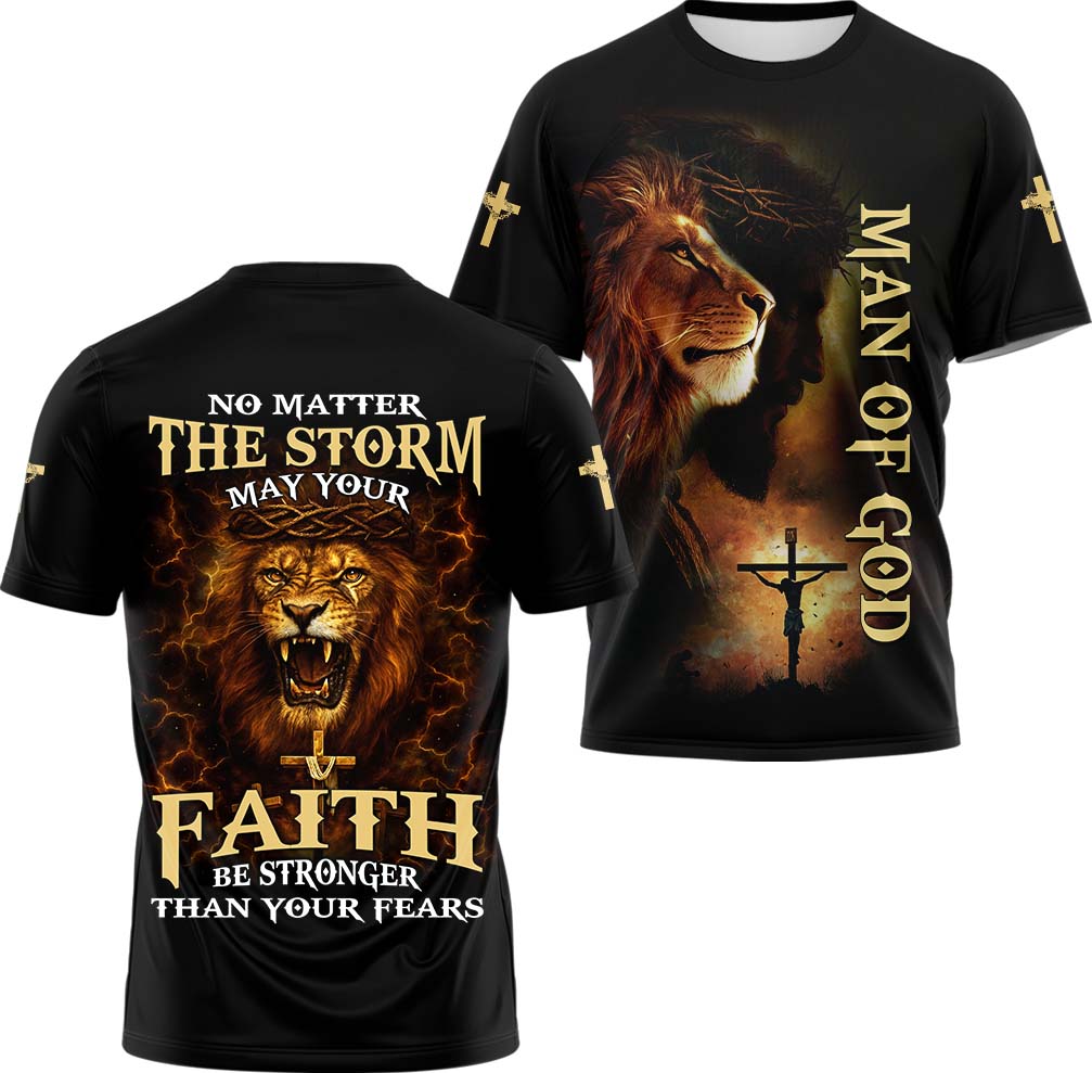 No Matter The Storm Lion T-shirt
