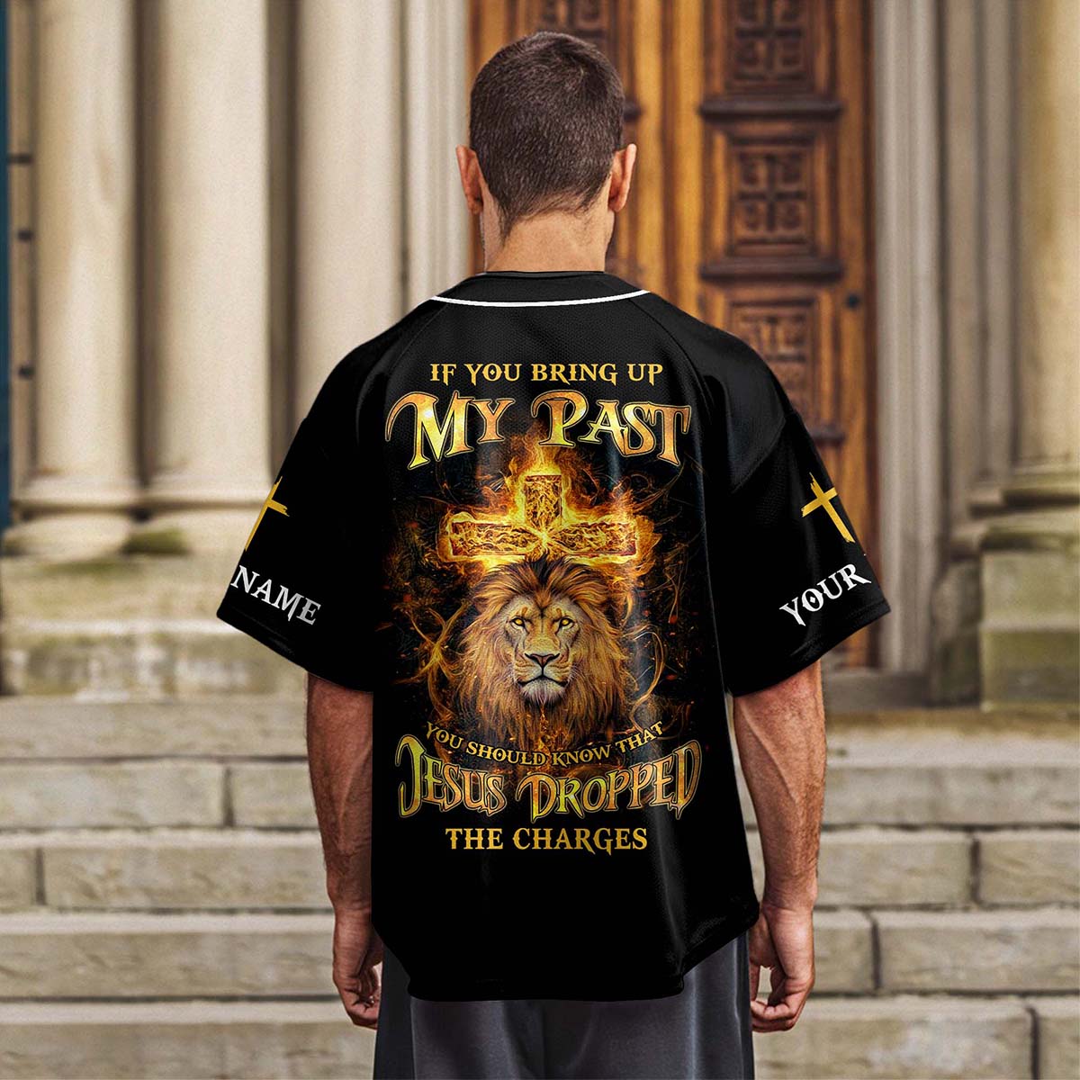 If You Bring Up My Past Lion Custom Name Baseball Jersey