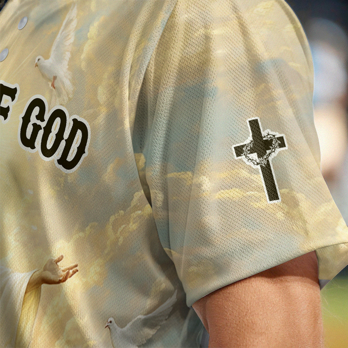 Jesus God Is Good Baseball Jersey