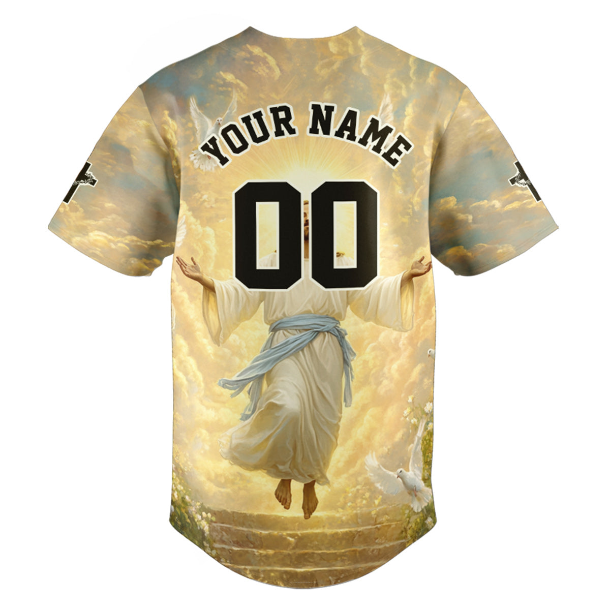 Jesus God Is Good Baseball Jersey