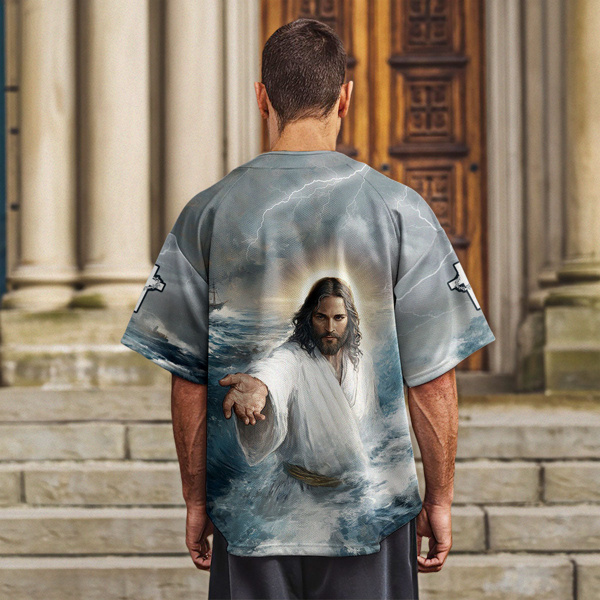 Faith Over Fear Jesus Baseball Jersey Deal