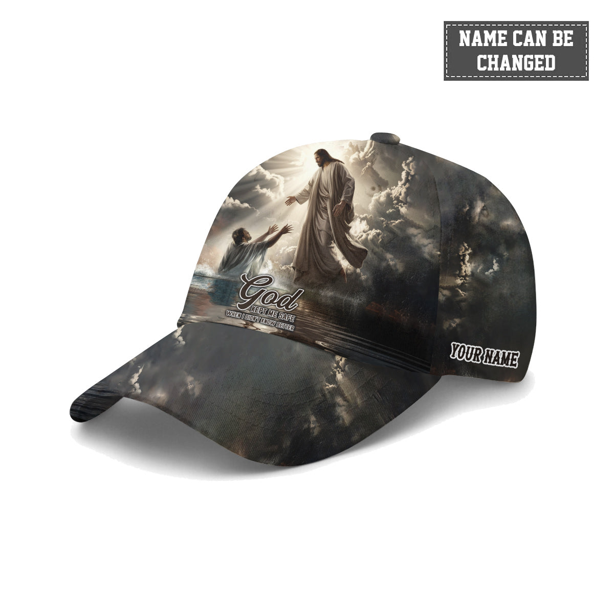 God Kept Me Safe When I Didn’t Know Better Baseball Cap