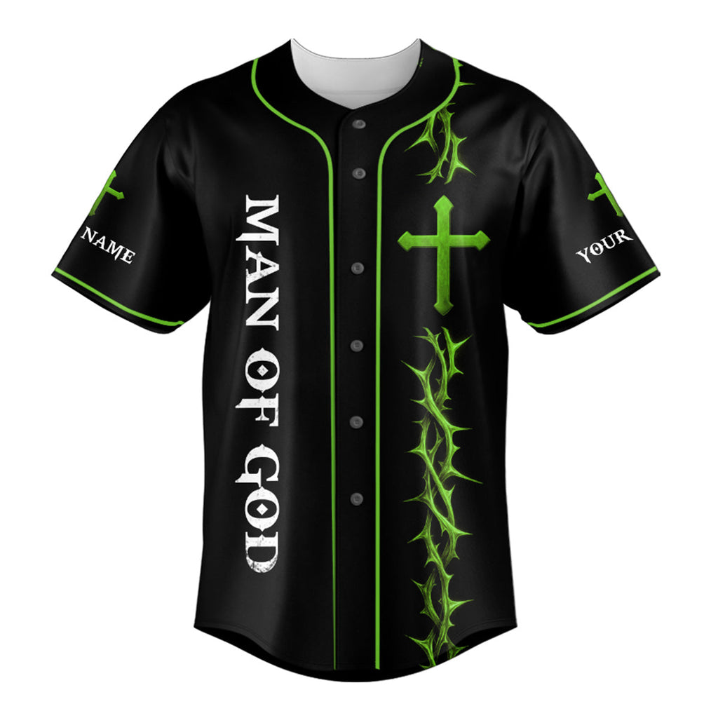 I only Kneel for one Man Custom Name Baseball Jersey