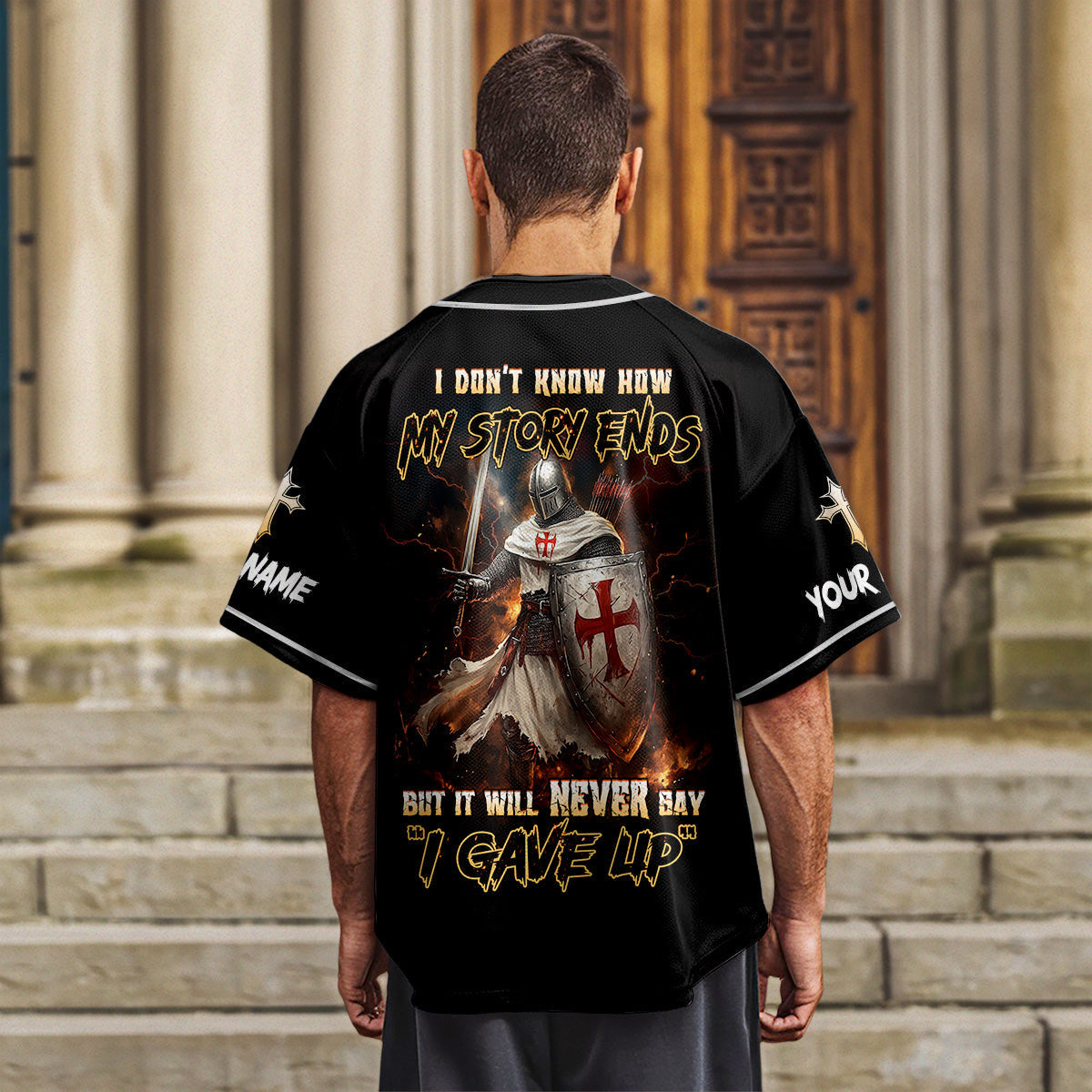 I Don't Know How My Story Ends Custom Name Baseball Jersey
