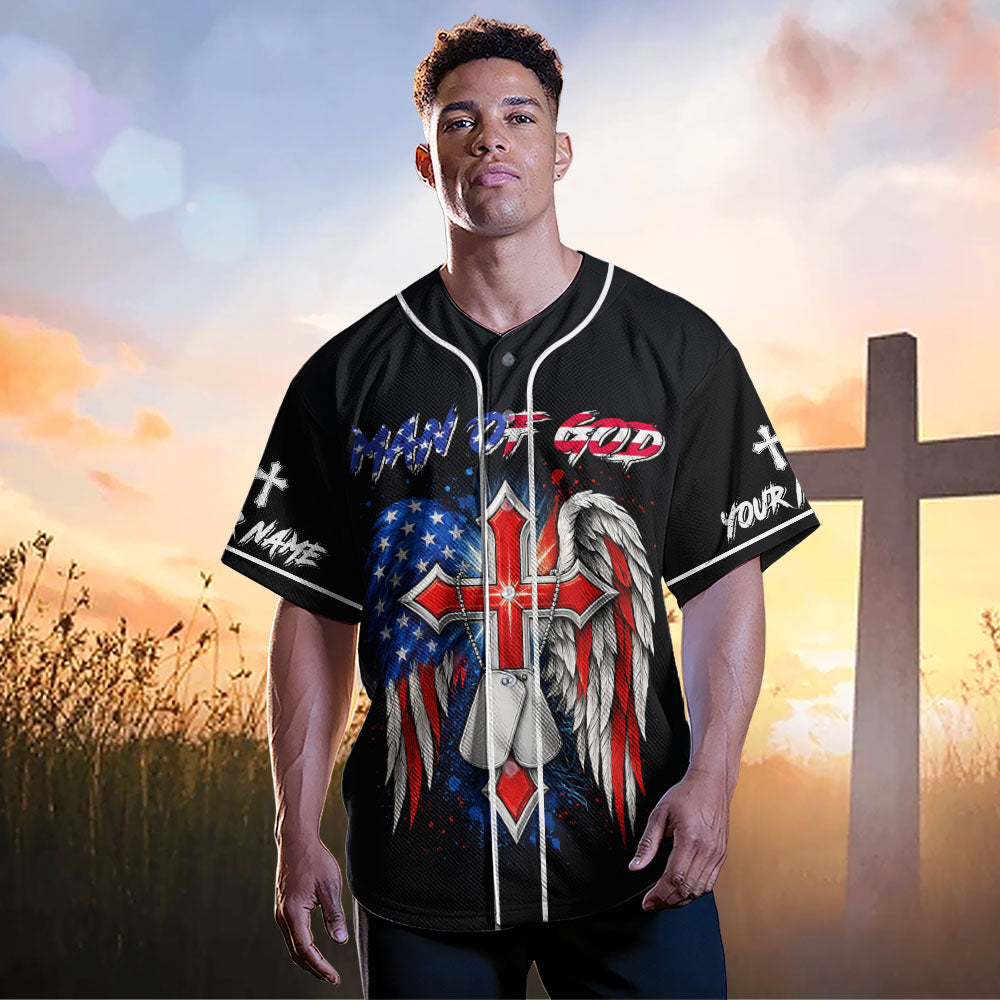 America Needs Jesus Custom Name Baseball Jersey