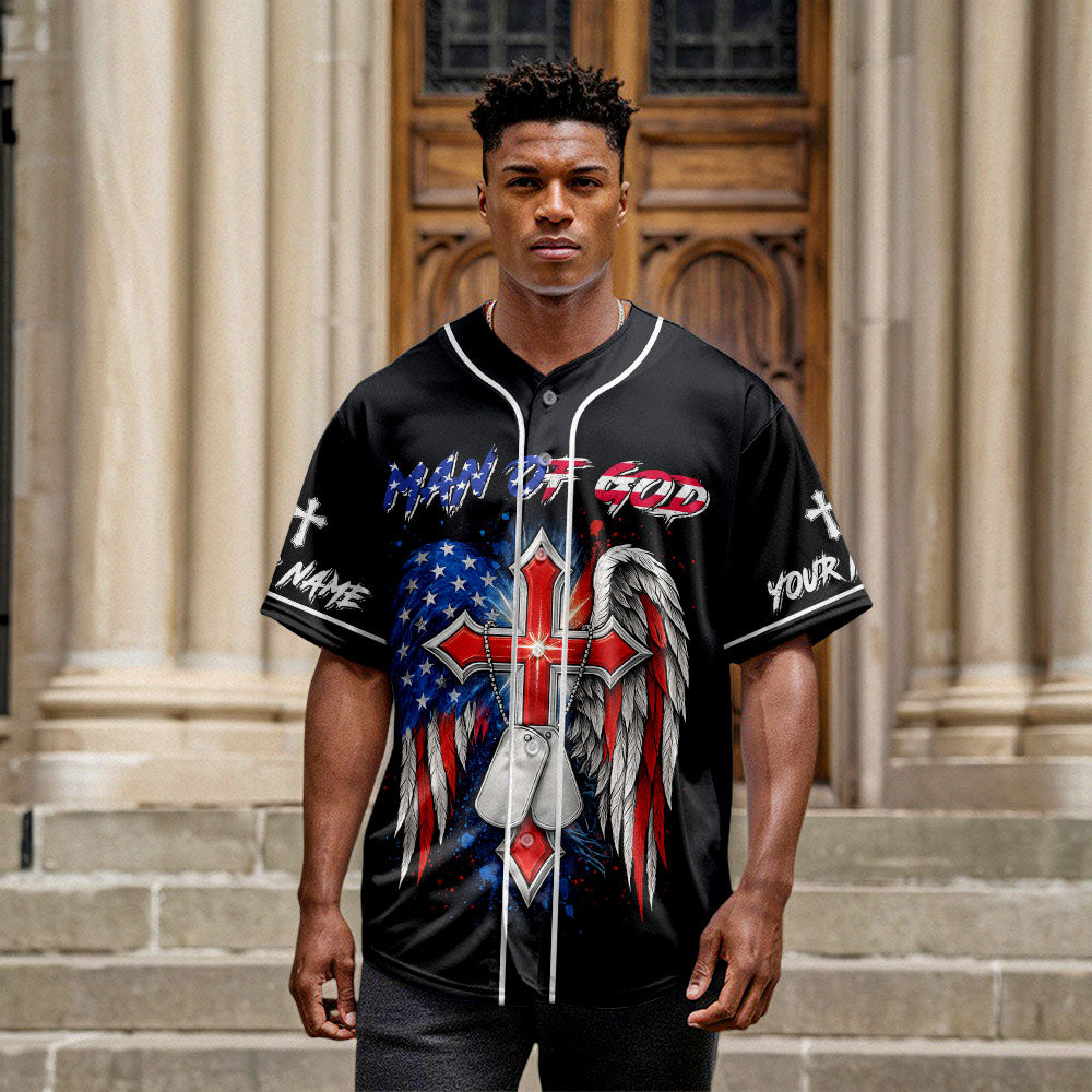America Needs Jesus Custom Name Baseball Jersey