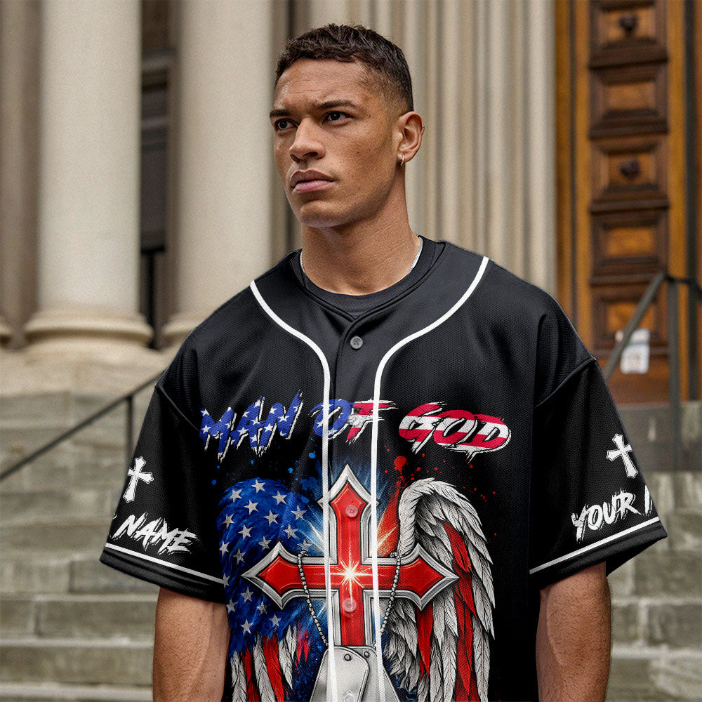 America Needs Jesus Custom Name Baseball Jersey