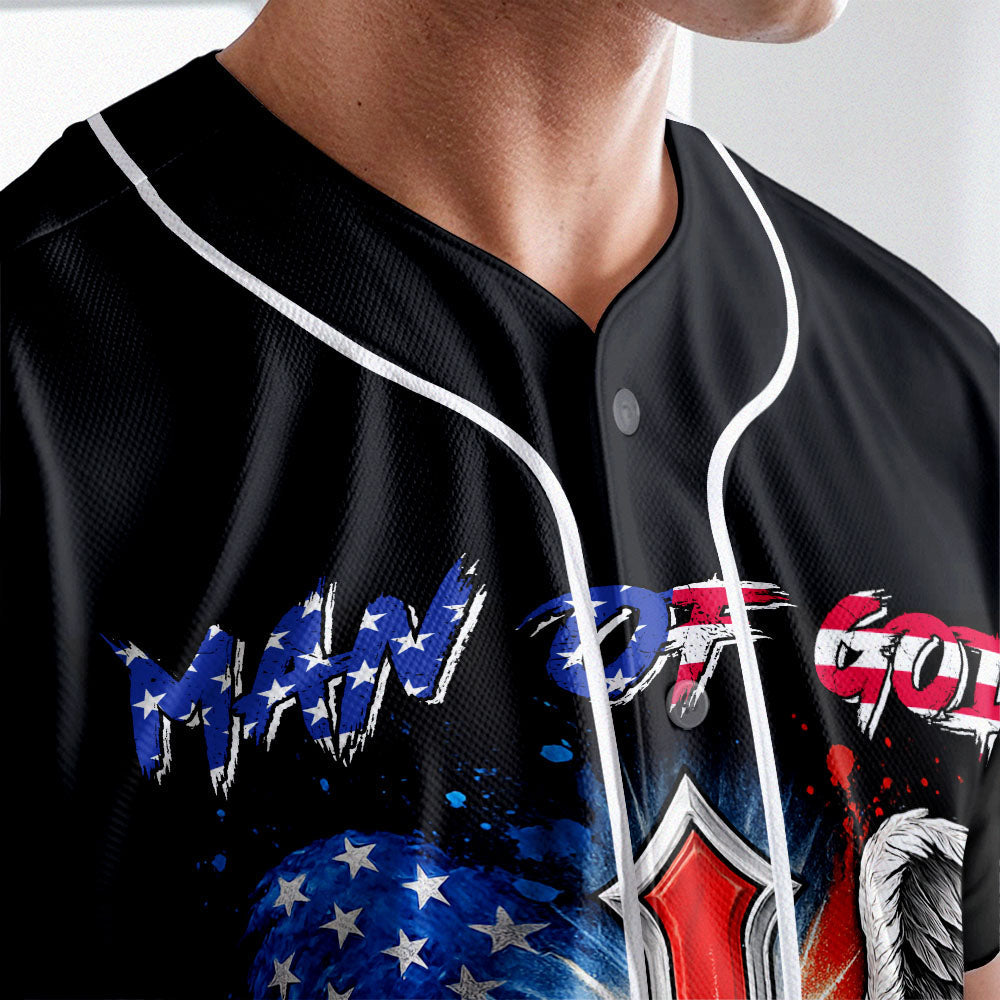America Needs Jesus Custom Name Baseball Jersey