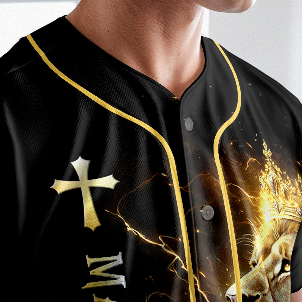 Coming Back As A King Custom Name Baseball Jersey