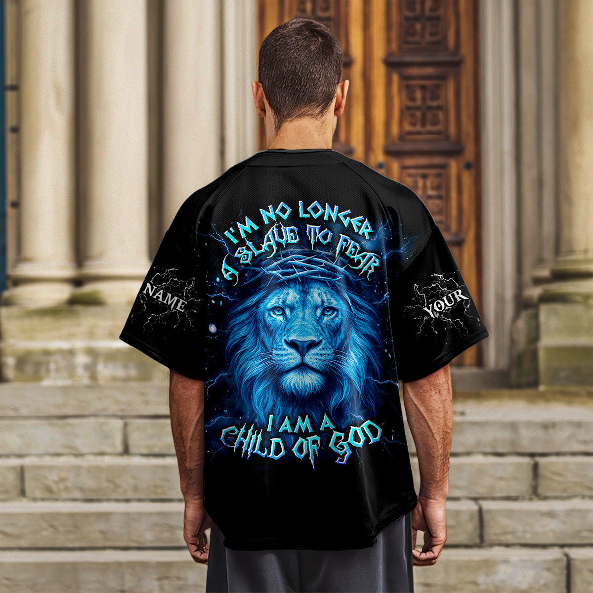 I Am A Child Of God Custom Name Baseball Jersey
