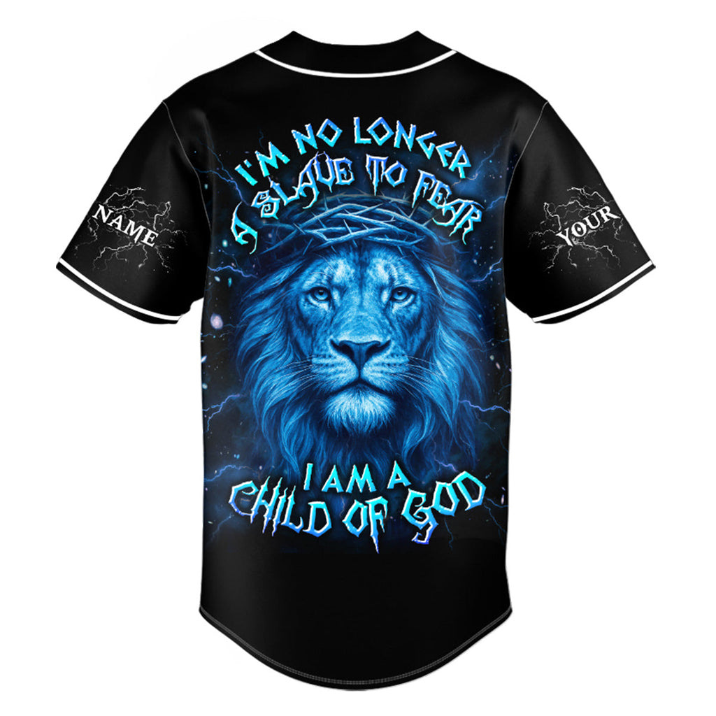 I Am A Child Of God Custom Name Baseball Jersey