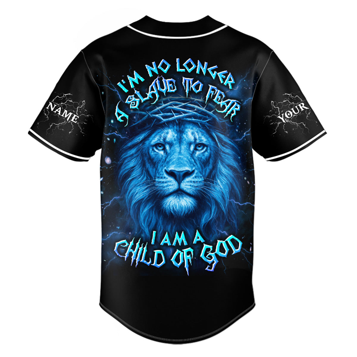 I Am A Child Of God Custom Name Baseball Jersey