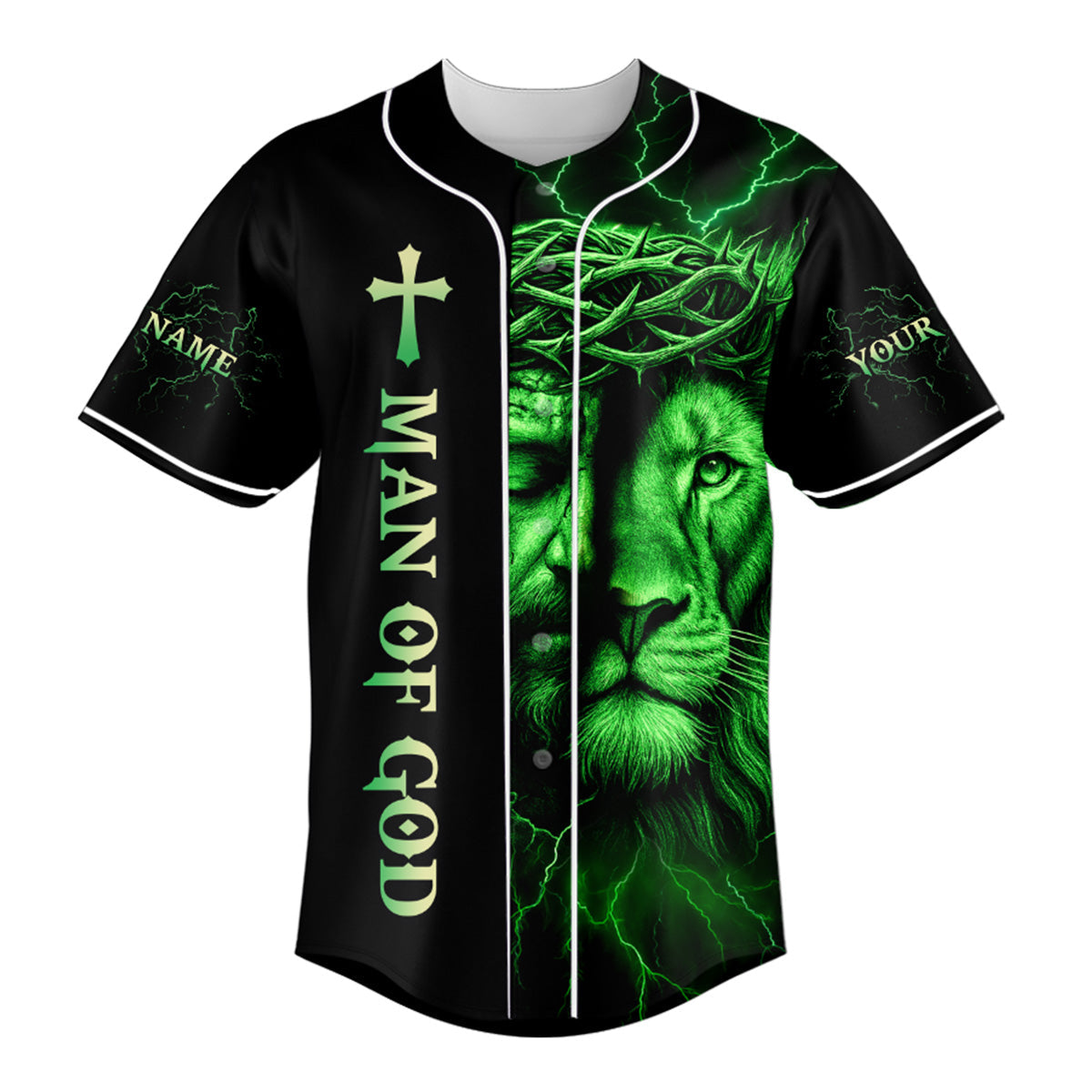 I Still Look To God For Strength Custom Name Baseball Jersey