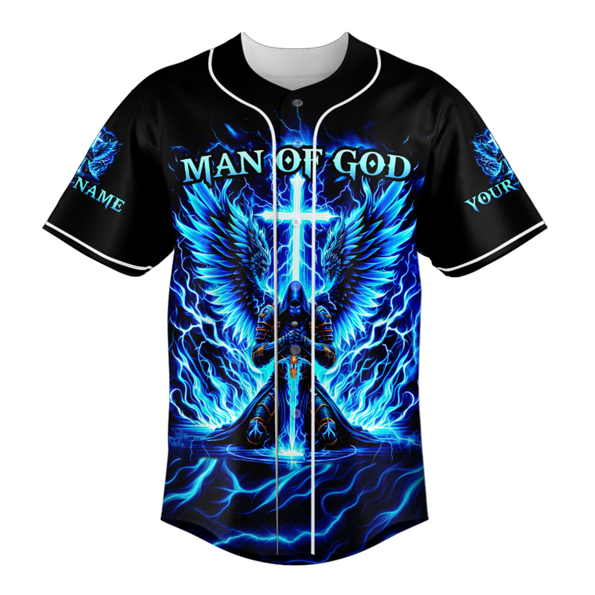 I Can Do All Things Lion Custom Name Baseball Jersey