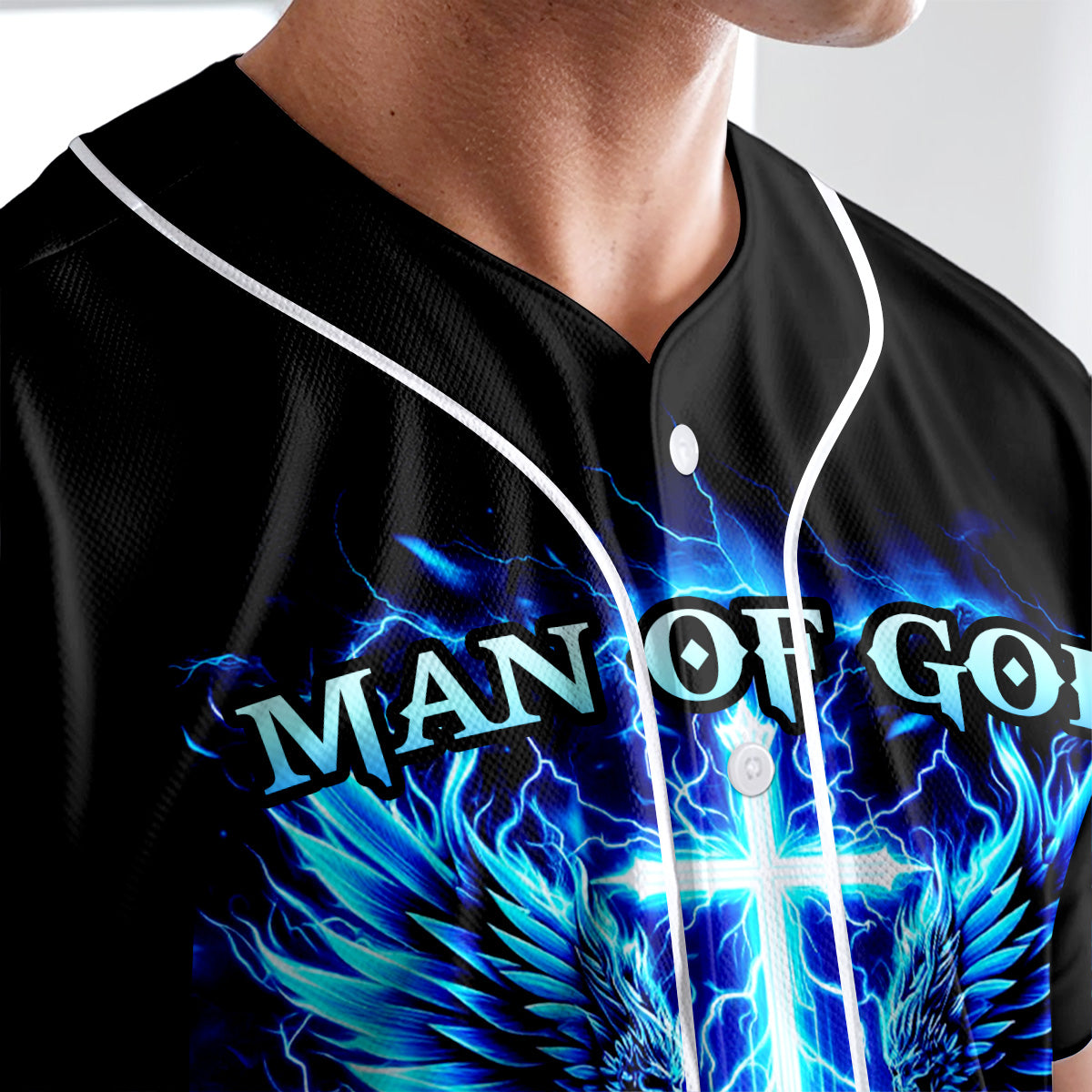 I Can Do All Things Lion Custom Name Baseball Jersey
