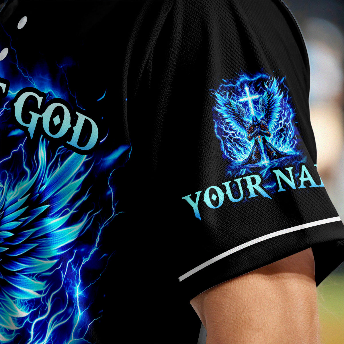 I Can Do All Things Lion Custom Name Baseball Jersey