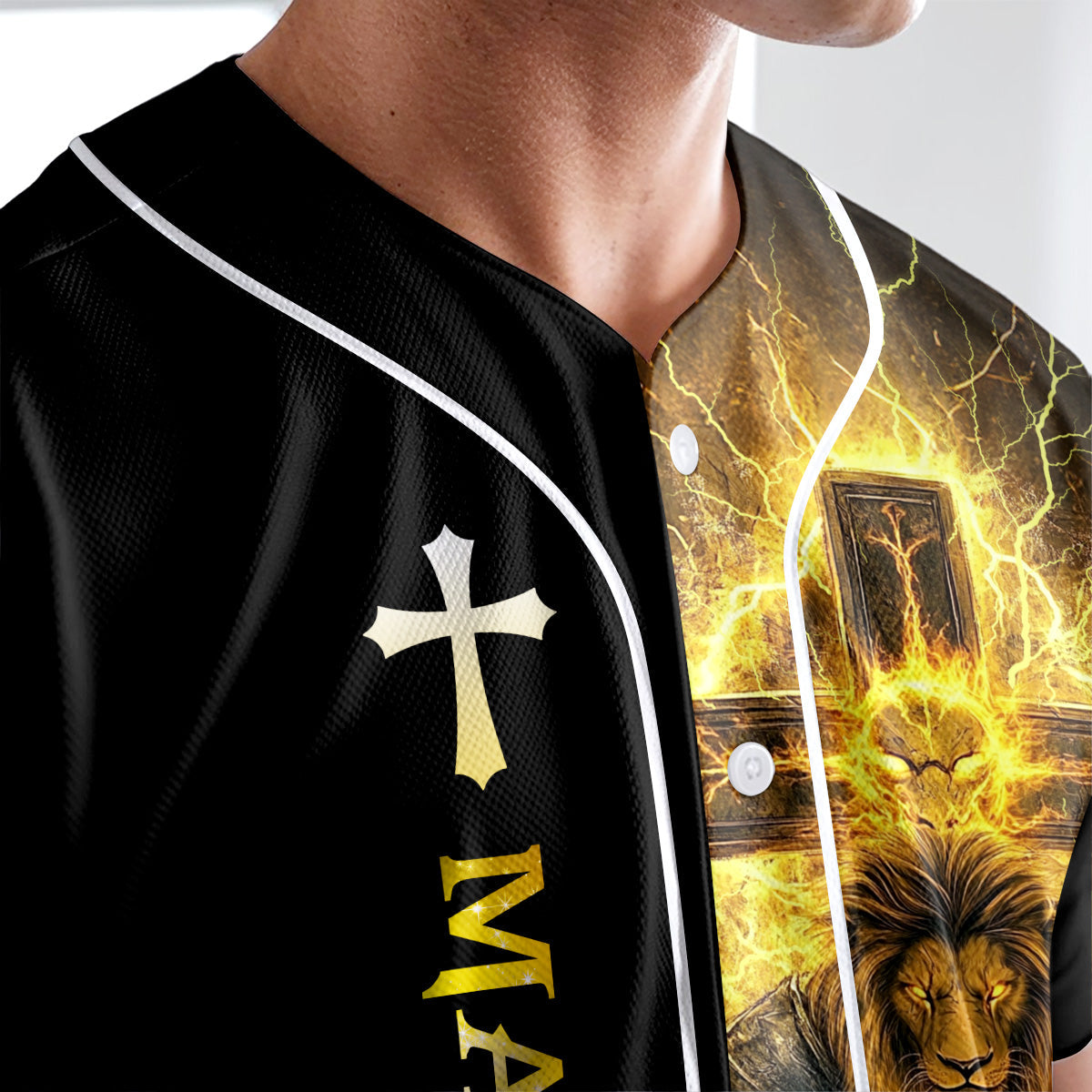 Darkness Cannot Win Custom Name Baseball Jersey