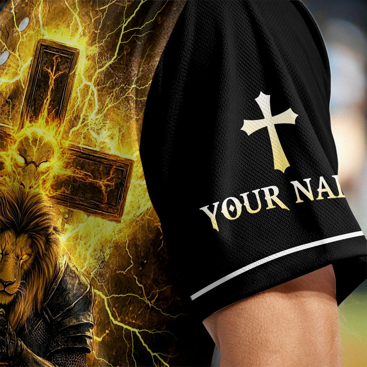 Darkness Cannot Win Custom Name Baseball Jersey