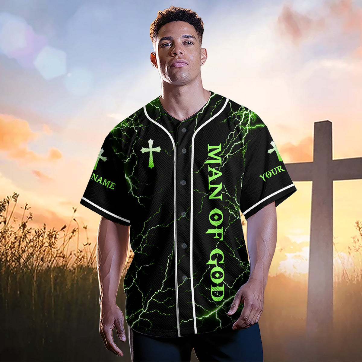 He Who Kneels Before God Warrior Custom Name Baseball Jersey