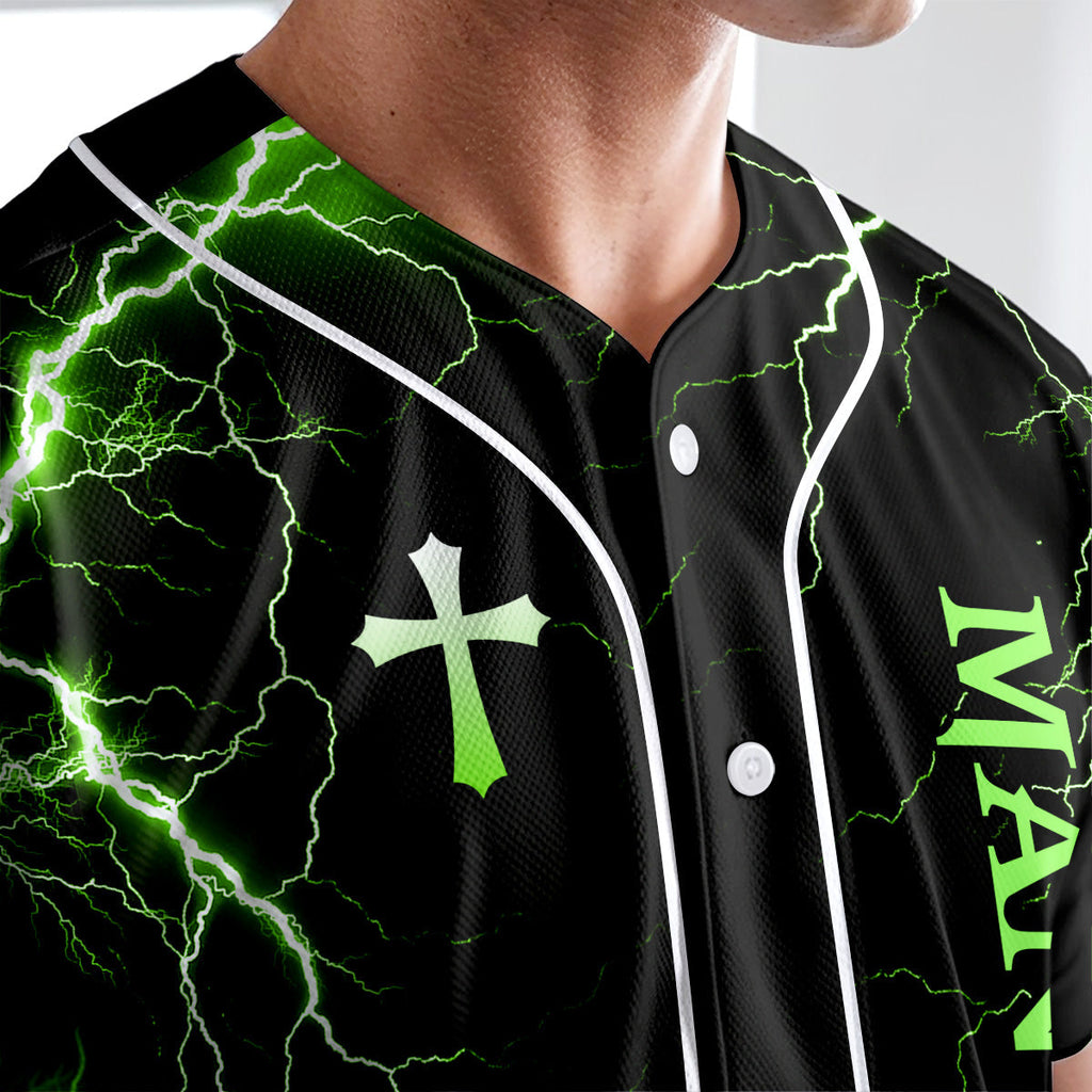 He Who Kneels Before God Warrior Custom Name Baseball Jersey
