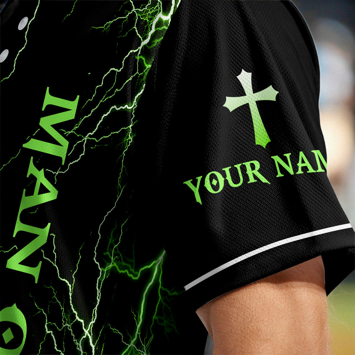 He Who Kneels Before God Warrior Custom Name Baseball Jersey