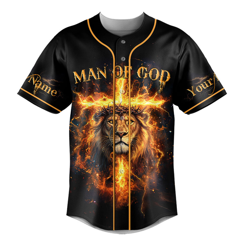 God Is My Strength Custom Name Baseball Jersey