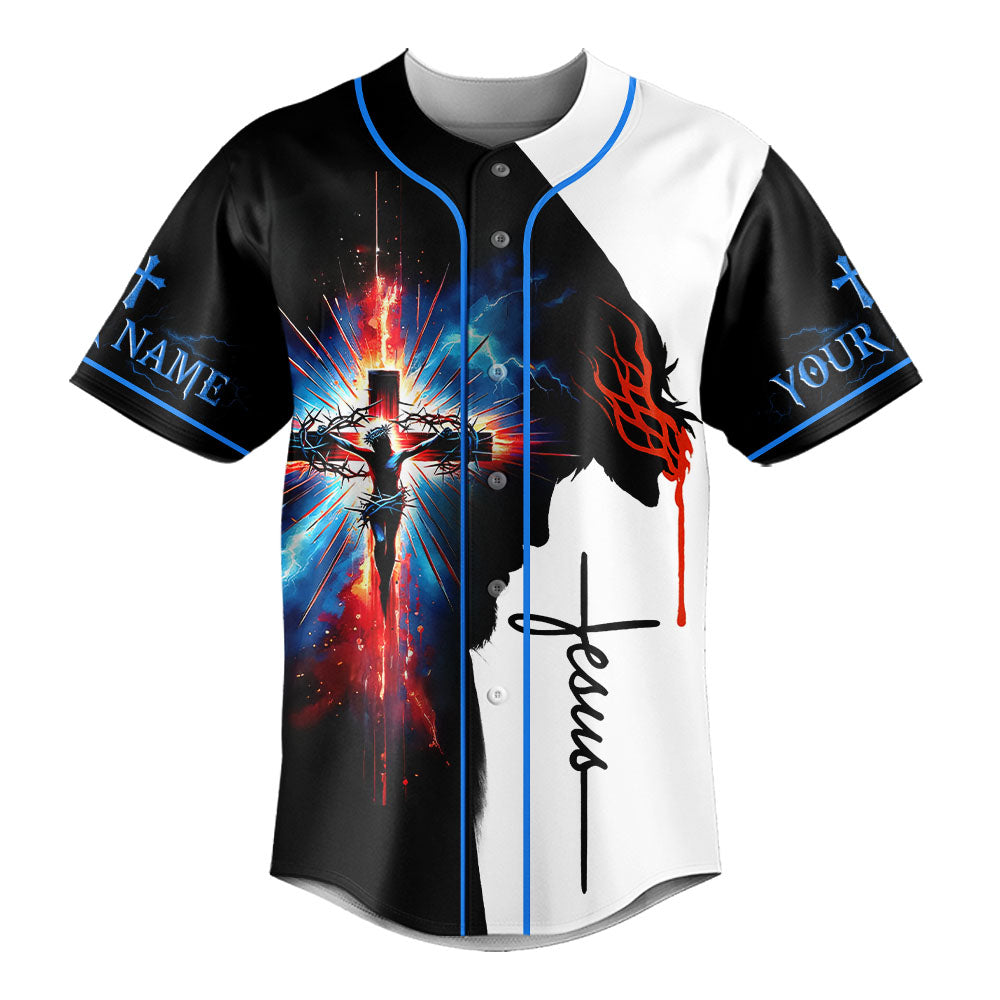 I Only Kneel For One Man Custom Name Baseball Jersey