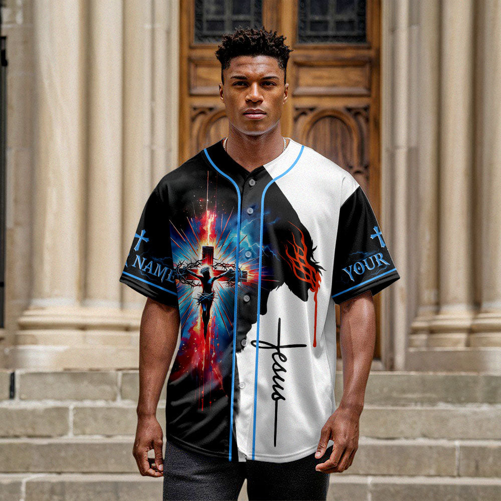 I Only Kneel For One Man Custom Name Baseball Jersey
