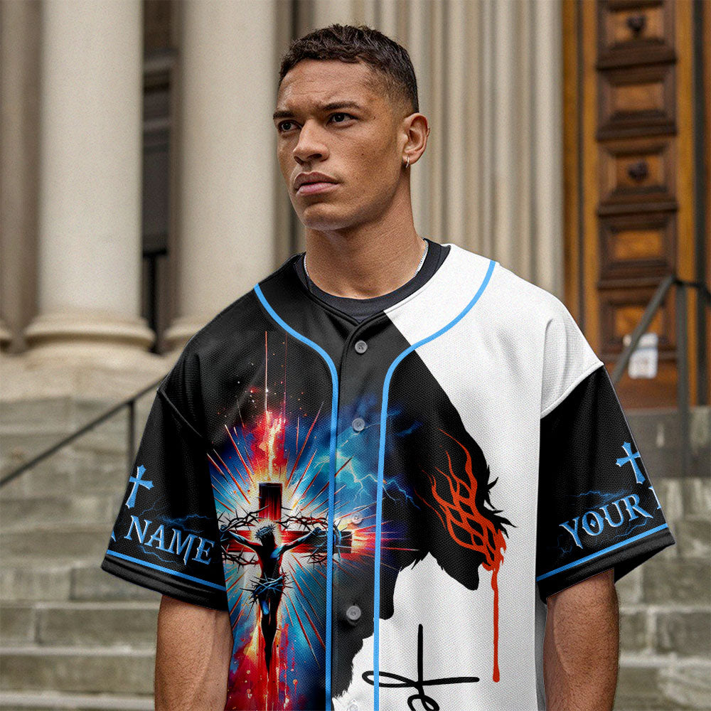 I Only Kneel For One Man Custom Name Baseball Jersey