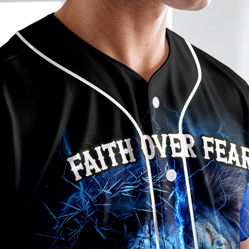 Faith Over Fear Baseball Jersey