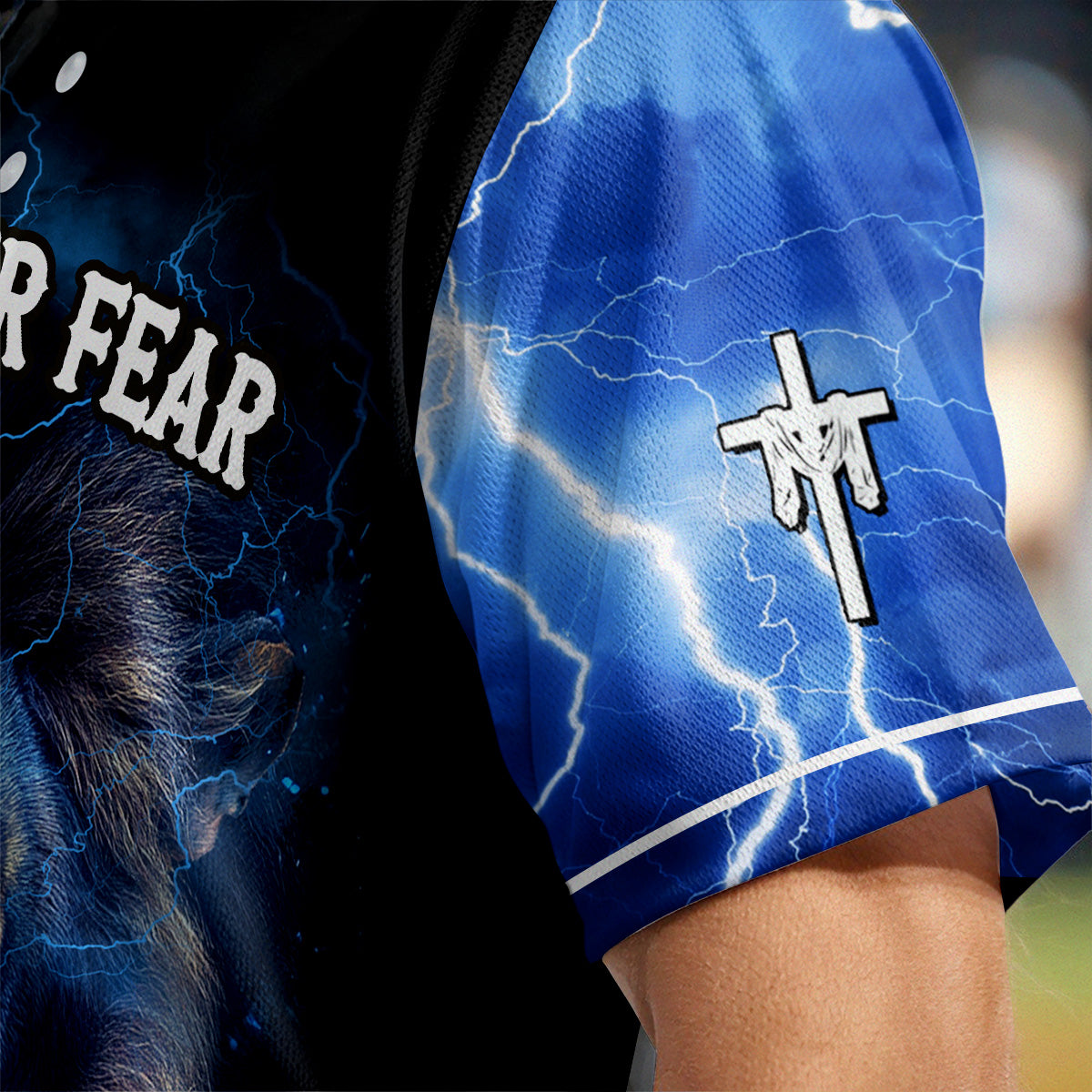 Faith Over Fear Baseball Jersey