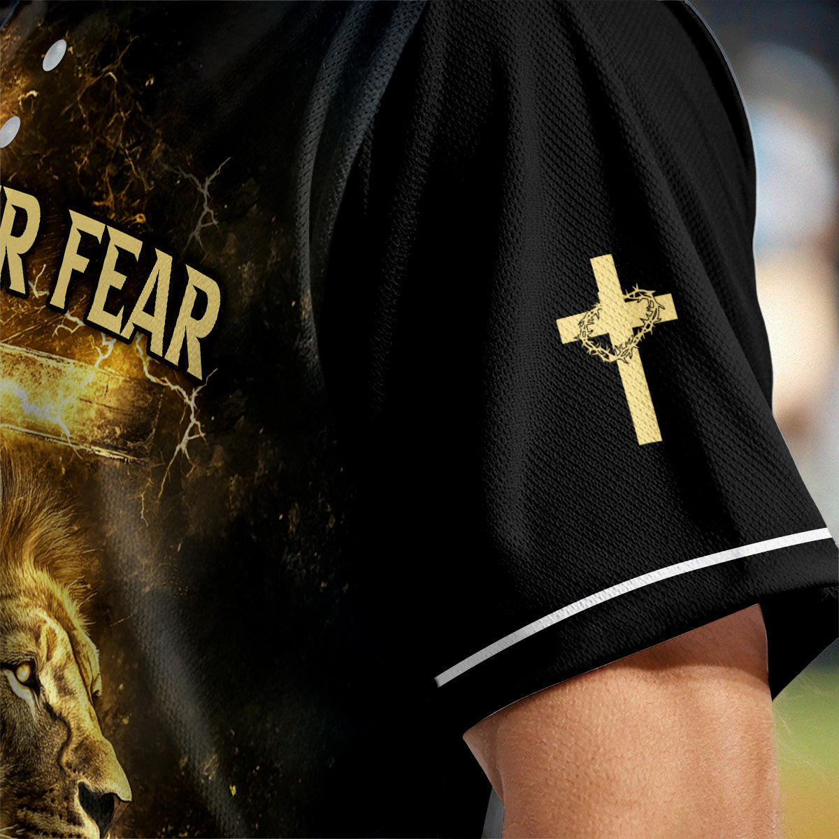 Faith Over Fear Baseball Jersey