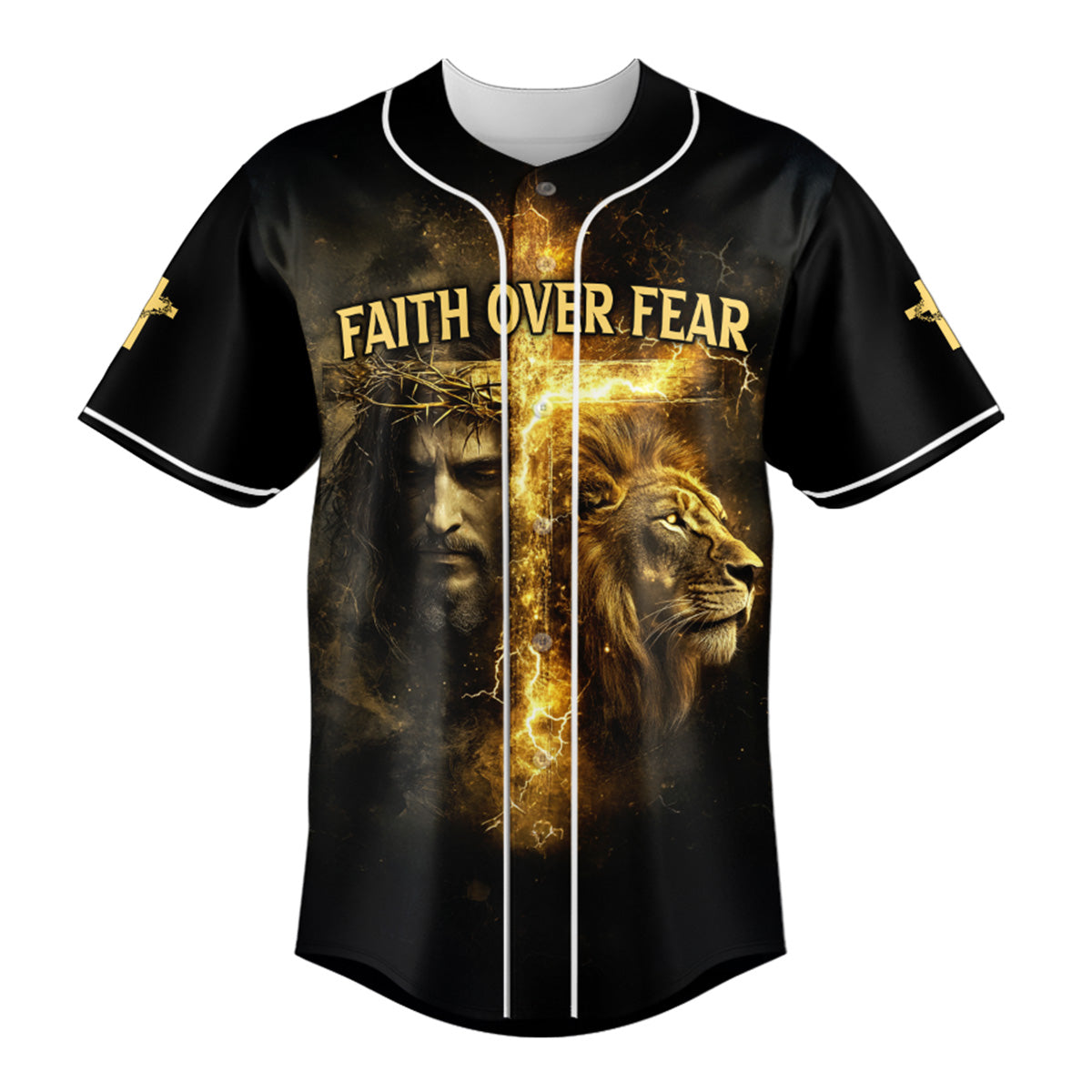Faith Over Fear Baseball Jersey