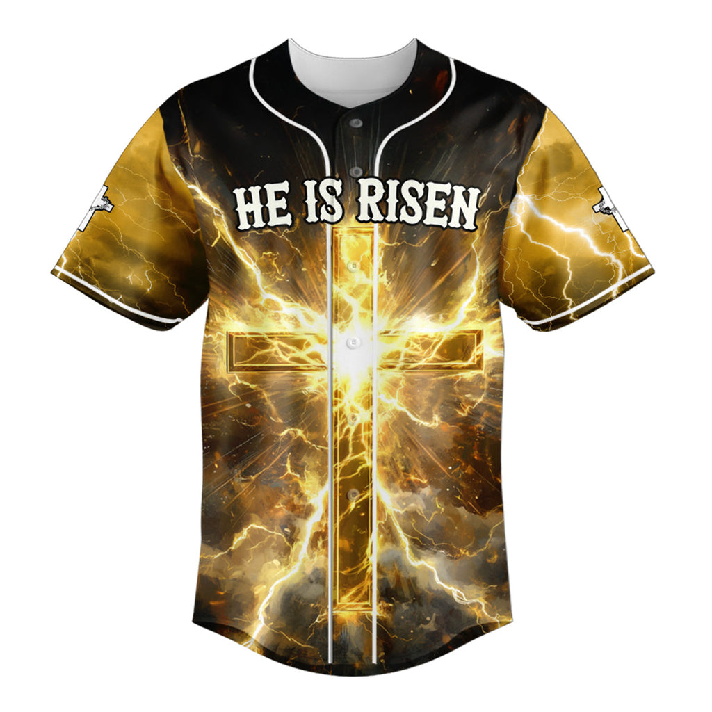 He Is Risen Baseball Jersey